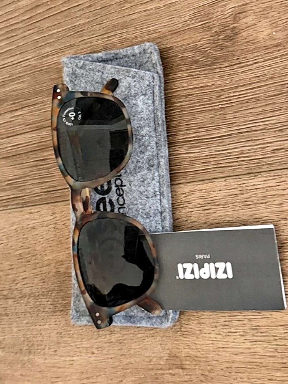 IZIPIZI #D Sun Tortoise Tortoiseshell Sunglasses in Brown